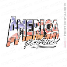 Load image into Gallery viewer, Shirts Magnets / 3"x3" / White F Yeah