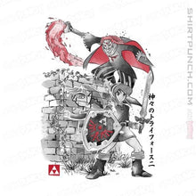 Load image into Gallery viewer, Shirts Magnets / 3"x3" / White Between Worlds Sumi-e