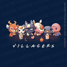Load image into Gallery viewer, Shirts Magnets / 3&quot;x3&quot; / Navy Animal Crossing Friends
