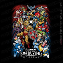 Load image into Gallery viewer, Daily_Deal_Shirts Magnets / 3"x3" / Black Super 80s Busters