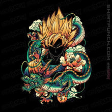 Load image into Gallery viewer, Secret_Shirts Magnets / 3"x3" / Black Colorful Dragon.