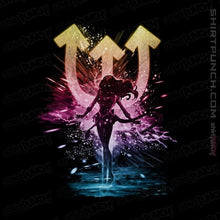 Load image into Gallery viewer, Shirts Magnets / 3"x3" / Black Neptune Storm