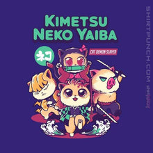 Load image into Gallery viewer, Shirts Magnets / 3"x3" / Violet Kimetsu Neko Yaiba