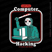 Load image into Gallery viewer, Shirts Magnets / 3&quot;x3&quot; / Black Hacking For Beginners
