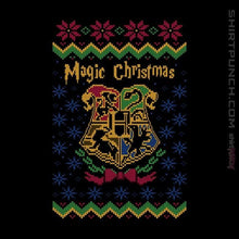 Load image into Gallery viewer, Shirts Magnets / 3"x3" / Black Magic Christmas