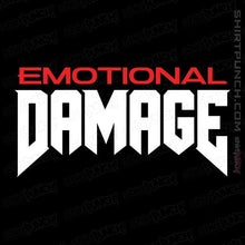Load image into Gallery viewer, Daily_Deal_Shirts Magnets / 3"x3" / Black Emotional Damage