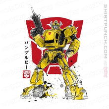 Load image into Gallery viewer, Daily_Deal_Shirts Magnets / 3"x3" / White Bumble Sumi-e