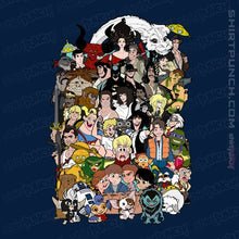 Load image into Gallery viewer, Daily_Deal_Shirts Magnets / 3"x3" / Navy Made Of Movies