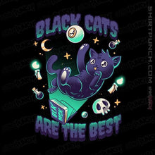 Load image into Gallery viewer, Shirts Magnets / 3"x3" / Black Black Cats Are The Best