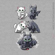 Load image into Gallery viewer, Shirts Magnets / 3"x3" / Sports Grey Night Fury Fusion