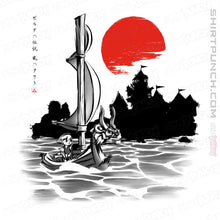 Load image into Gallery viewer, Shirts Magnets / 3"x3" / White Red Sun Hero