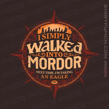 Load image into Gallery viewer, Shirts Magnets / 3"x3" / Dark Chocolate I Simply Walked