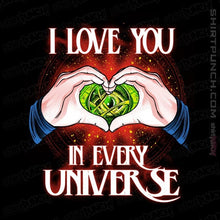 Load image into Gallery viewer, Daily_Deal_Shirts Magnets / 3"x3" / Black I Love You In Every Universe