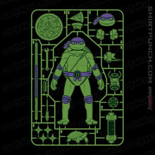 Load image into Gallery viewer, Daily_Deal_Shirts Magnets / 3"x3" / Black Donatello Model Sprue