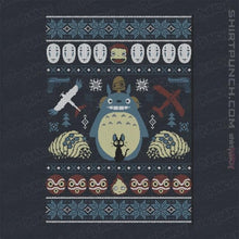 Load image into Gallery viewer, Shirts Magnets / 3"x3" / Dark Heather A Very Ghibli Xmas