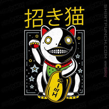 Load image into Gallery viewer, Shirts Magnets / 3"x3" / Black Emil Maneki Neko