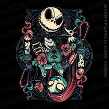 Load image into Gallery viewer, Daily_Deal_Shirts Magnets / 3"x3" / Black Jack & Sally Card