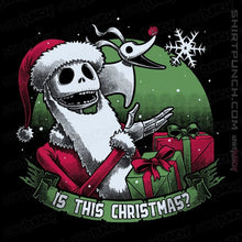 Load image into Gallery viewer, Daily_Deal_Shirts Magnets / 3"x3" / Black Is This Christmas?