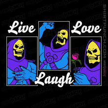 Load image into Gallery viewer, Secret_Shirts Magnets / 3"x3" / Black Live Laugh Myaah