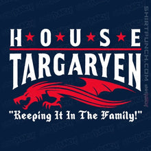 Load image into Gallery viewer, Daily_Deal_Shirts Magnets / 3"x3" / Navy House Targaryen