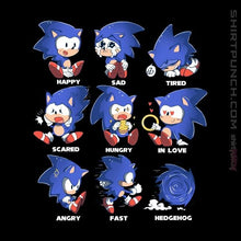 Load image into Gallery viewer, Shirts Magnets / 3"x3" / Black Hedgehog