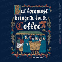 Load image into Gallery viewer, Daily_Deal_Shirts Magnets / 3"x3" / Navy Illuminated Coffee