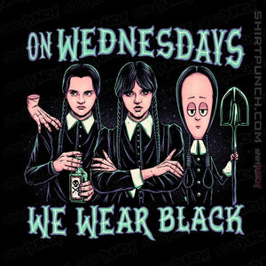 Daily_Deal_Shirts Magnets / 3"x3" / Black Wednesday Club
