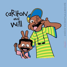 Load image into Gallery viewer, Shirts Magnets / 3"x3" / Powder Blue Carlton And Will