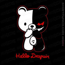 Load image into Gallery viewer, Shirts Magnets / 3&quot;x3&quot; / Black Hello Despair
