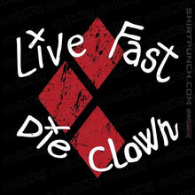 Load image into Gallery viewer, Secret_Shirts Magnets / 3"x3" / Black Die Clown