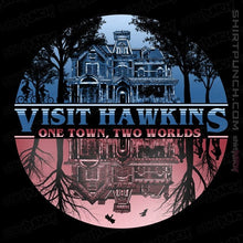 Load image into Gallery viewer, Daily_Deal_Shirts Magnets / 3"x3" / Black Two Worlds