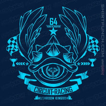 Load image into Gallery viewer, Shirts Magnets / 3"x3" / Navy Mushroo Kingdom Racing