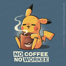 Load image into Gallery viewer, Secret_Shirts Magnets / 3"x3" / Indigo Blue No Coffee Pikachu