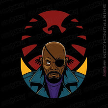 Load image into Gallery viewer, Secret_Shirts Magnets / 3"x3" / Black Fury Shield