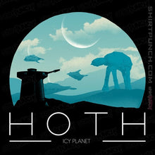 Load image into Gallery viewer, Shirts Magnets / 3"x3" / Black Icey Planet