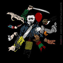 Load image into Gallery viewer, Shirts Magnets / 3"x3" / Black Hallowick