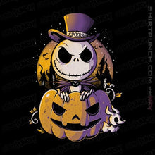 Load image into Gallery viewer, Shirts Magnets / 3"x3" / Black Spooky Jack