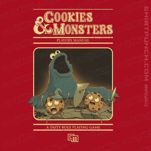 Daily_Deal_Shirts Magnets / 3"x3" / Red Cookies & Monsters