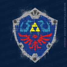 Load image into Gallery viewer, Secret_Shirts Magnets / 3"x3" / Navy Shield Spray