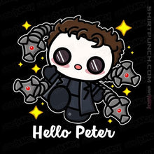 Load image into Gallery viewer, Shirts Magnets / 3"x3" / Black Hello Peter