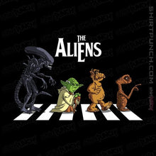 Load image into Gallery viewer, Shirts Magnets / 3"x3" / Black Aliens On Abbey Road