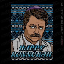 Load image into Gallery viewer, Shirts Magnets / 3"x3" / Black Happy Ronnukah