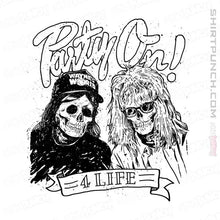 Load image into Gallery viewer, Shirts Magnets / 3"x3" / White Party On 4 Life