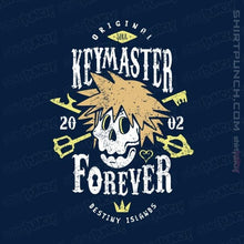 Load image into Gallery viewer, Shirts Magnets / 3"x3" / Navy Keymaster Forever