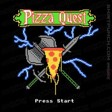 Load image into Gallery viewer, Shirts Magnets / 3"x3" / Black PIzza Quest