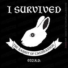 Load image into Gallery viewer, Shirts Magnets / 3"x3" / Black Rabbit