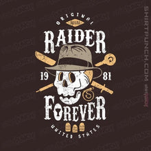 Load image into Gallery viewer, Shirts Magnets / 3"x3" / Dark Chocolate Raider Forever