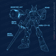 Load image into Gallery viewer, Shirts Magnets / 3"x3" / Navy Virtual On: Cyber Troopers