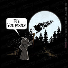 Load image into Gallery viewer, Shirts Magnets / 3"x3" / Black Fly you fools!