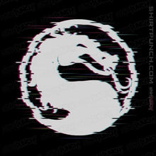 Load image into Gallery viewer, Shirts Magnets / 3"x3" / Black Mortal Glitch